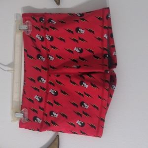 IABMFG David Bowie Ziggy Stardust Workout Shorts Size Small